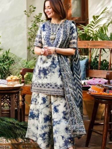 3PC Dress Swiss Jacquard