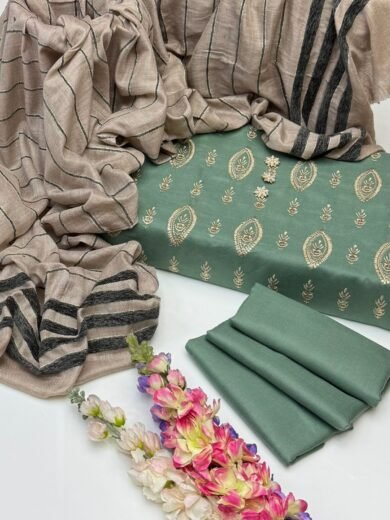 DHANAK BREEZE 3PC DRESS