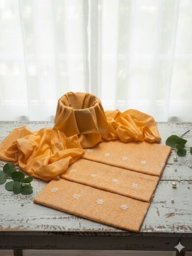 Chickenkari Rahat Lawn 3PC Embroidered Suit with Lawn Dupatta