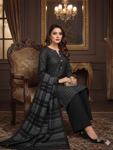 Khaddi Lawn 3PC Unstitched Suit – 2.5m Each