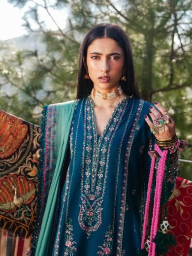 Premium Air-Jet Lawn Embroidered Suit